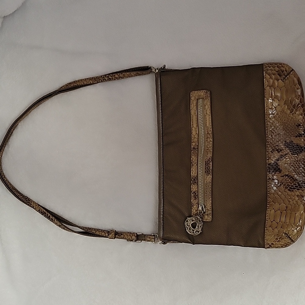 Brighton Neutral Tone Beige Brown Purse